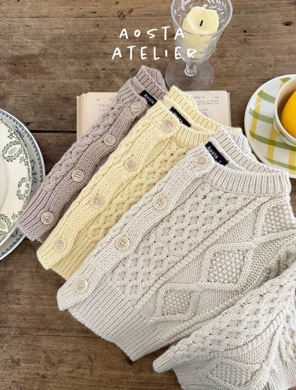 正韓🇰🇷Aosta 針織麻花外套(L)