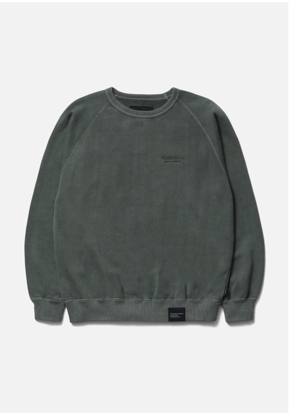 【NEIGHBORHOOD 】 0207開季新品PIGMENT DYED SWEAT SHIRT LS