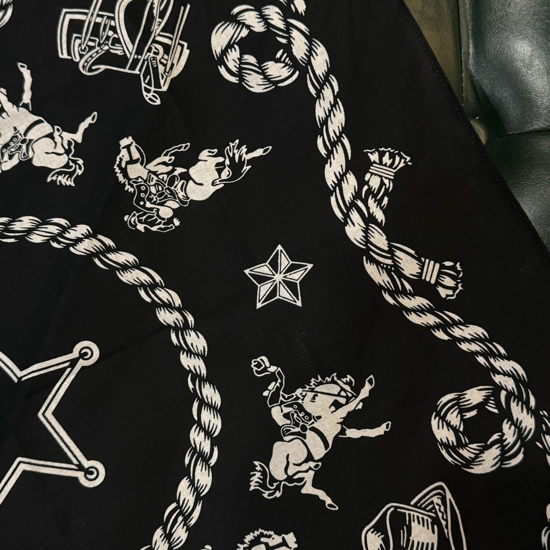 【ALFER】復古牛仔元素方巾