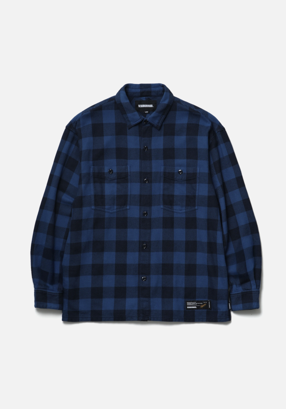 【NEIGHBORHOOD 】 0207開季新品GARMENT DYED BLOCK CHECK SHIRT LS