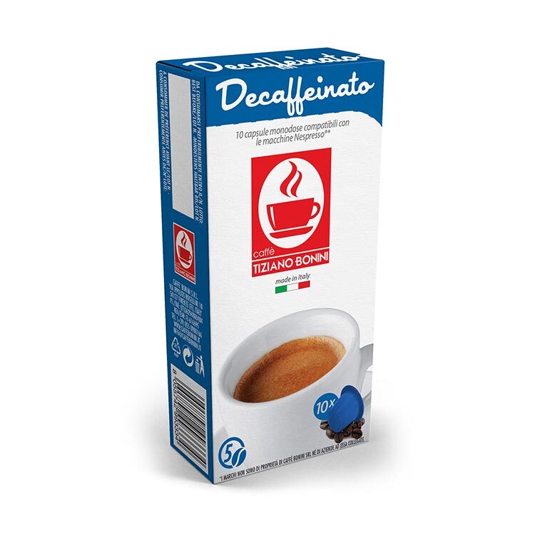 Caffé Bonini Decaf 低因咖啡膠囊 (10 粒裝) - 兼容 Nespresso