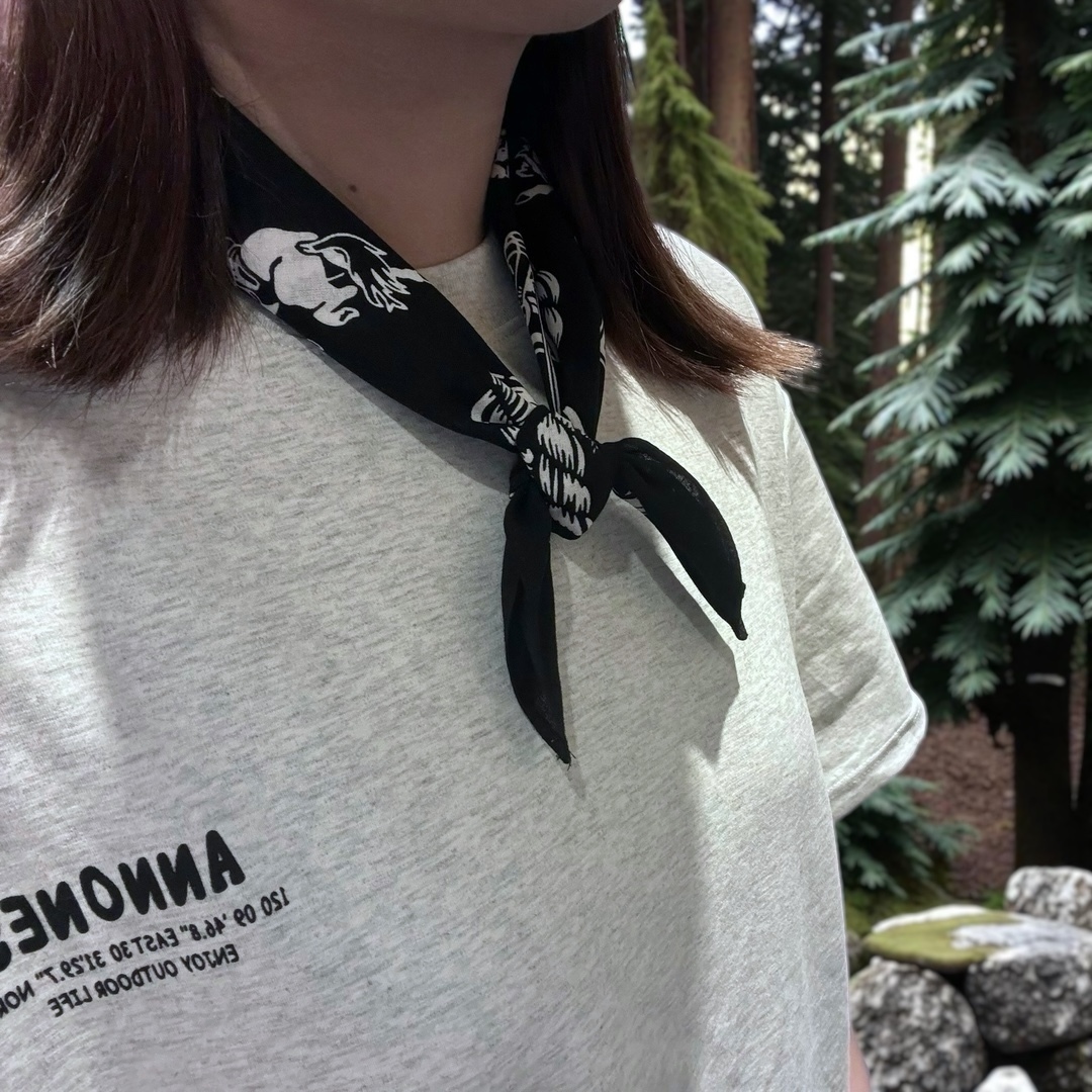 【ALFER】復古牛仔元素方巾