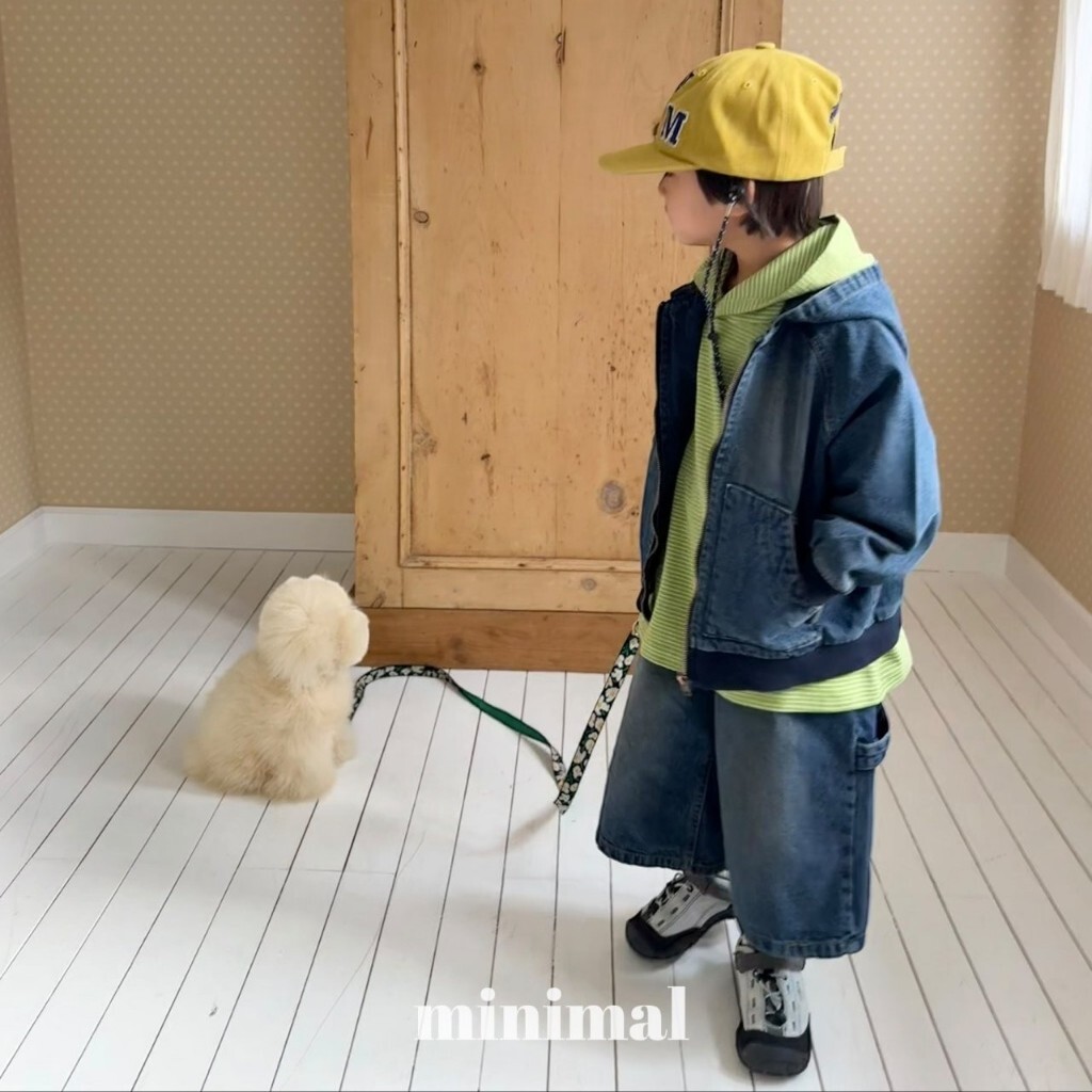 90-140 MNM 復古牛仔連帽外套