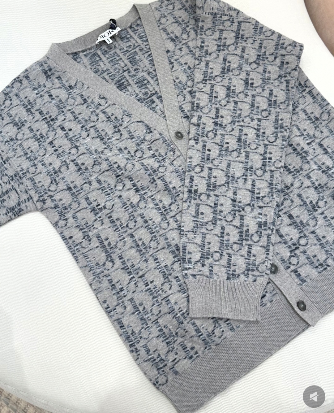Dior kids monogram 灰色 cardigan