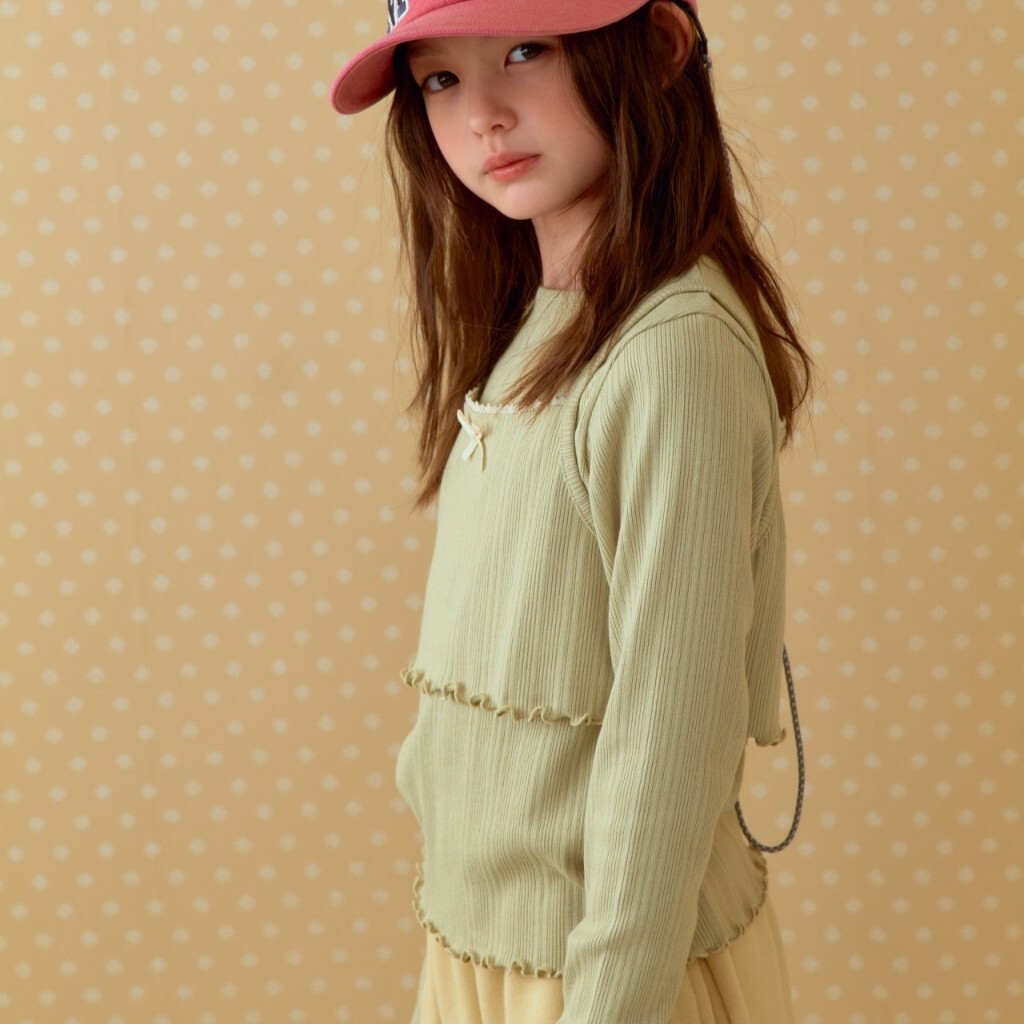 90-140 MNM 極簡女孩層疊上衣 2色