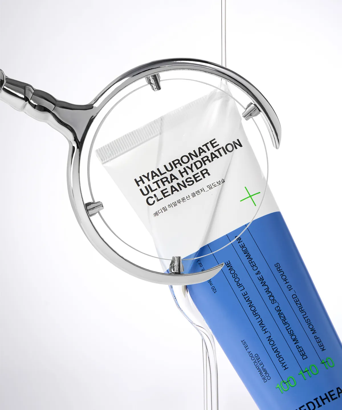 MEDIHEAL 10重玻尿酸極致極緻保濕洗面乳 120ml (1+1)