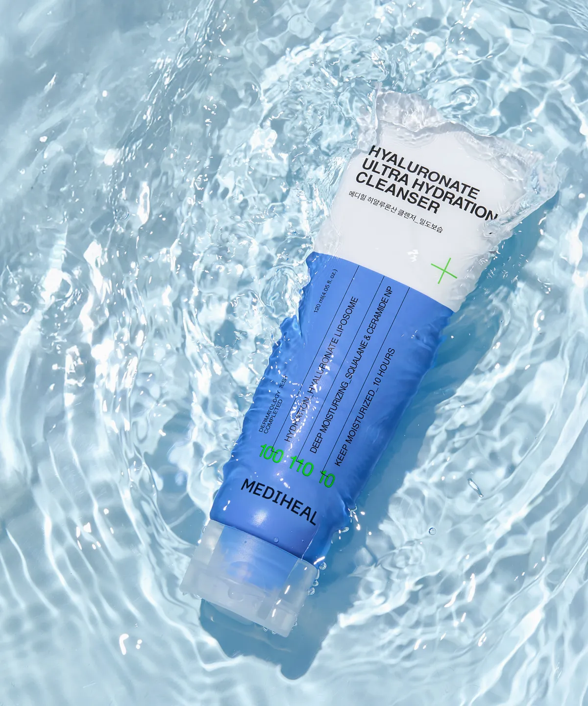 MEDIHEAL 10重玻尿酸極致極緻保濕洗面乳 120ml (1+1)