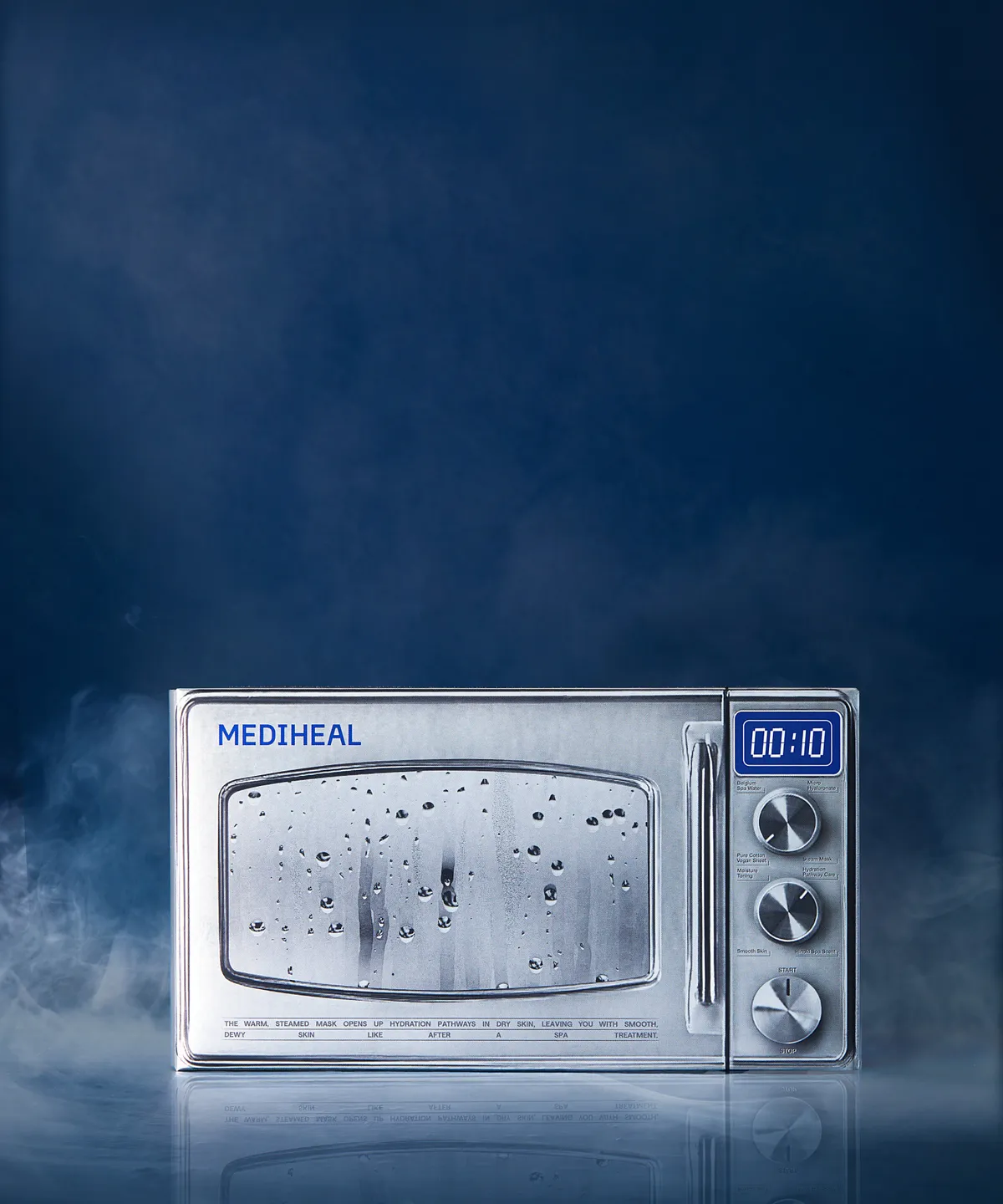 MEDIHEAL 溫泉水玻尿酸蒸汽導入面膜 10片裝