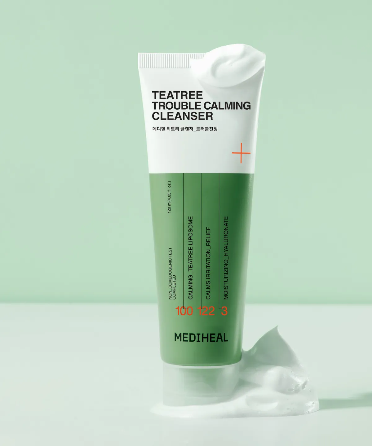 MEDIHEAL 茶樹超效舒緩修護洗面乳 120ml (1+1)