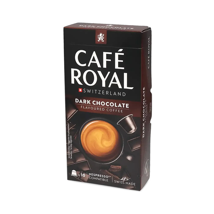 Café Royal Dark Chocolate 黑朱古力風味咖啡膠囊 (10粒裝) - 兼容 Nespresso
