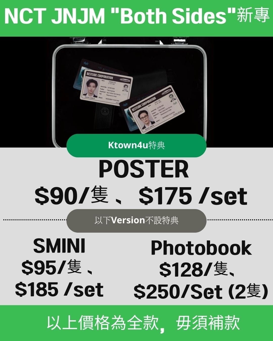 NCT JNJM “ Both Sides” album