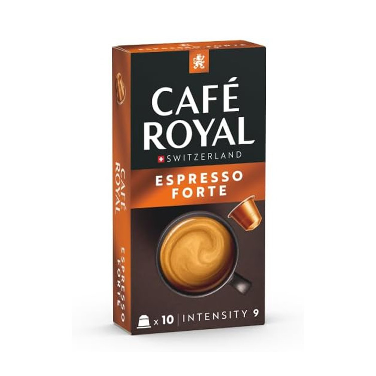 Café Royal Espresso Forte 咖啡膠囊 (10 粒裝)  深度烘焙 - 兼容 Nespresso