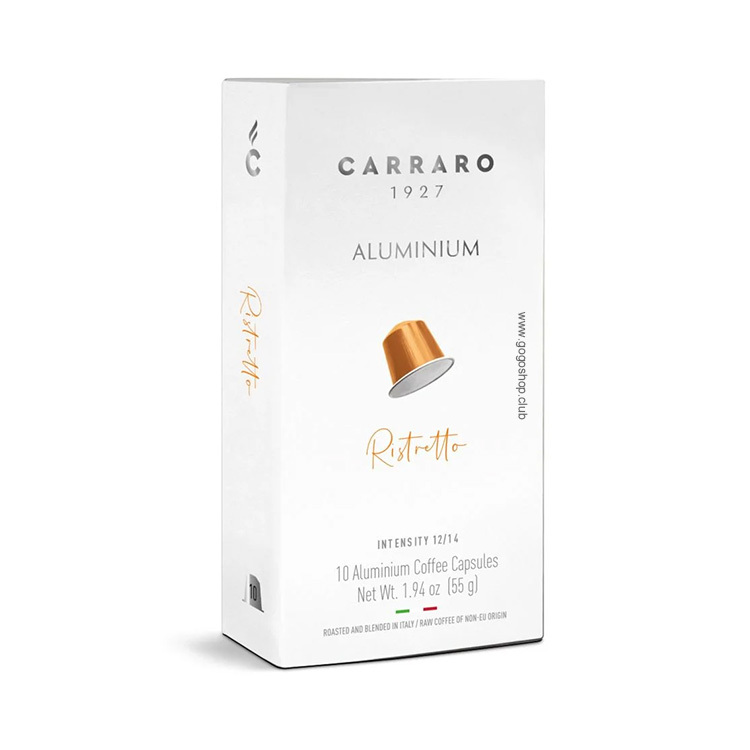 CARRARO Ristretto  Espresso 咖啡膠囊（10粒裝）- 兼容 Nespresso