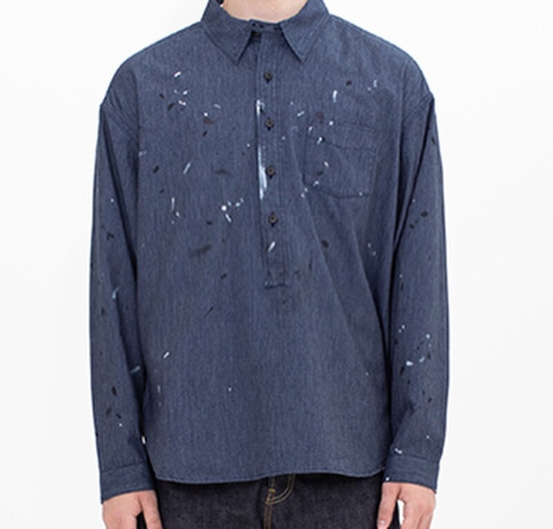 VISVIM 2026 S/S 1910 P.O. CHAMBRAY L/S INDIGO PRE ORDER ITEM (預訂中)