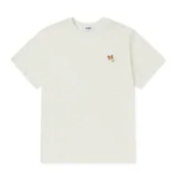 [S] NERDY HANDSOME CAT WAPPEN S/S T-SHIRT_CREAM, PNEU25ST2502 (SN518)