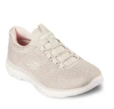 [S] SKECHERS TAUPE/PINK FUN FLARE, 150113-TAUPE/PINK (SZZ981)