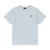[S] NERDY HANDSOME CAT WAPPEN S/S T-SHIRT_SOFT BLUE, PNEU25ST2565 (SN524)