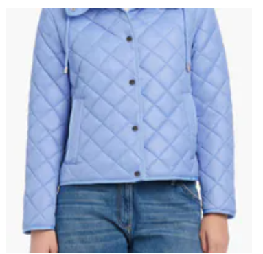 [S] KATE SPADE COSMIC ZEN NEW YORK PACKABLE QUILTED HOODED JACKET, KSQB25722-NR (SKS1717)