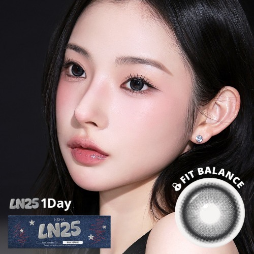 I-SHA LN25 1 Day (Carbon Black)(10片)