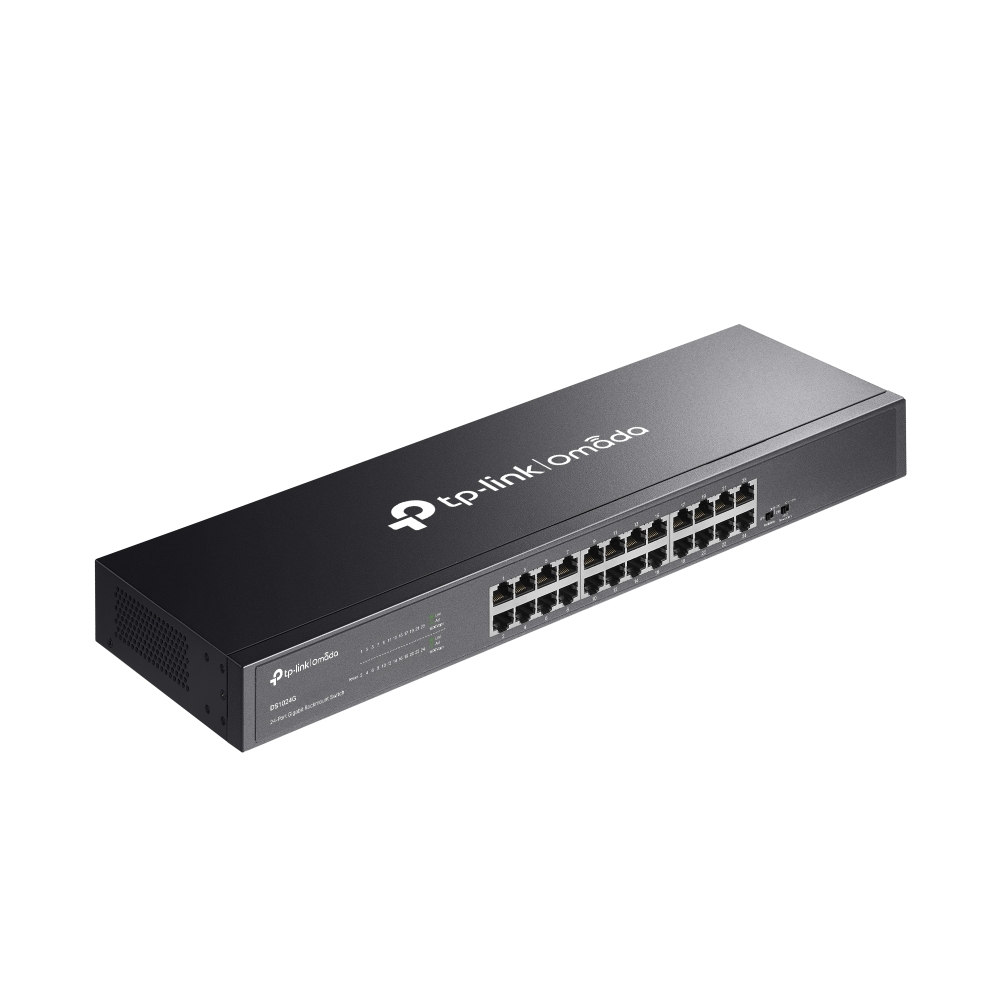 TP-LINK Omada 24-Port Gigabit Unmanaged Rackmount Switch DS1024G