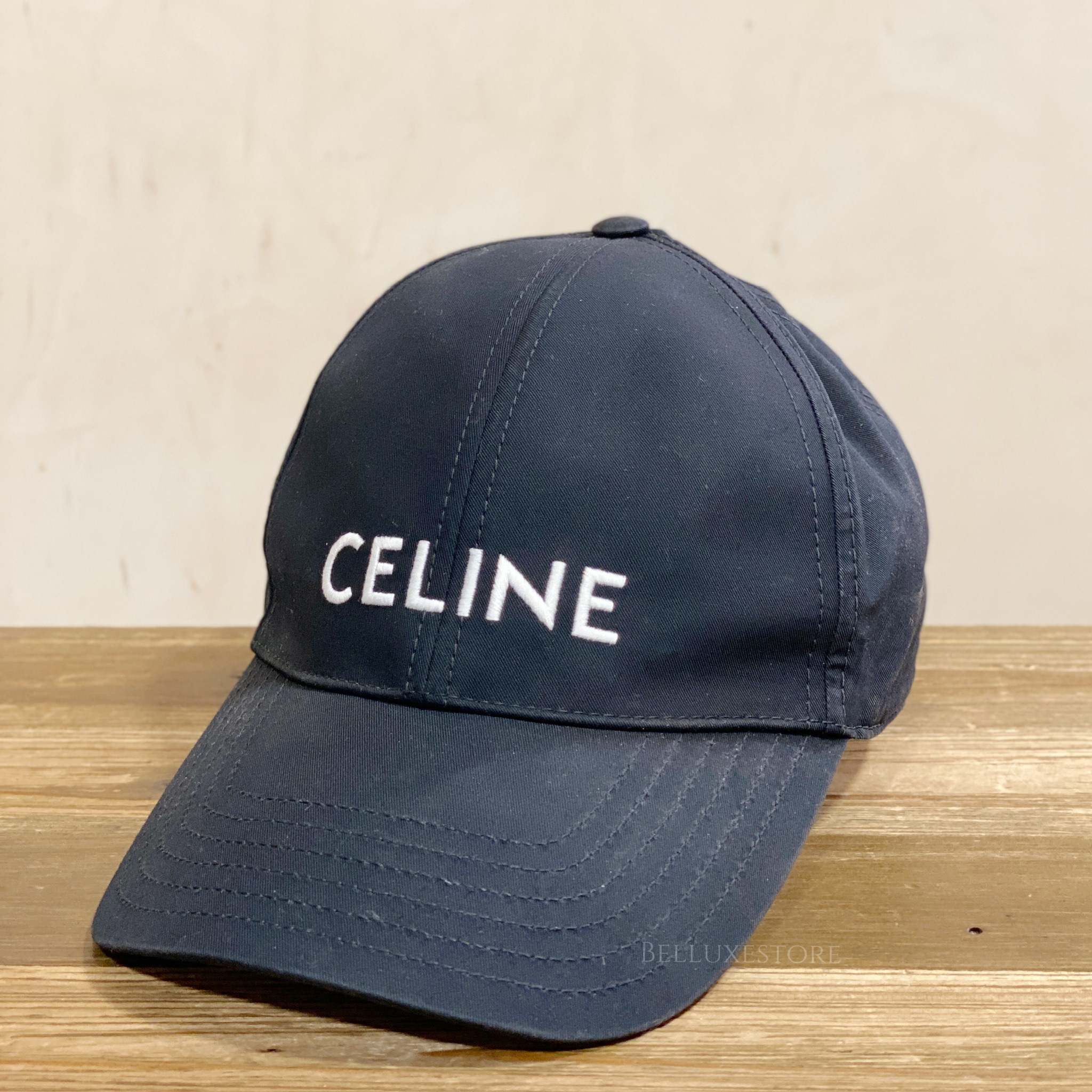 Pre-owned] Celine cap M navy