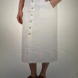 [S] WRANGLER WHITE BUTTON UP WITH POCKET SKIRT, 1849669-WHITE (SZZ991)
