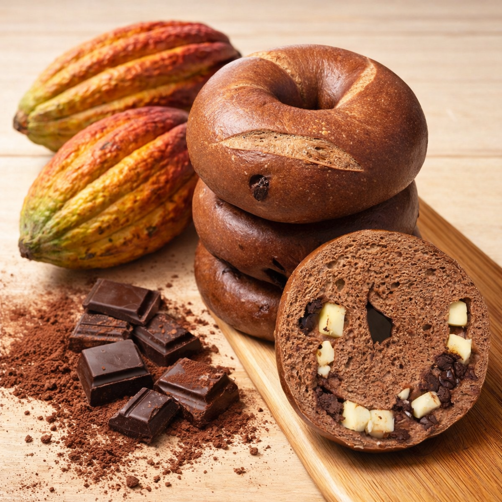 可可乳酪貝果/單入【2/22週日出爐】