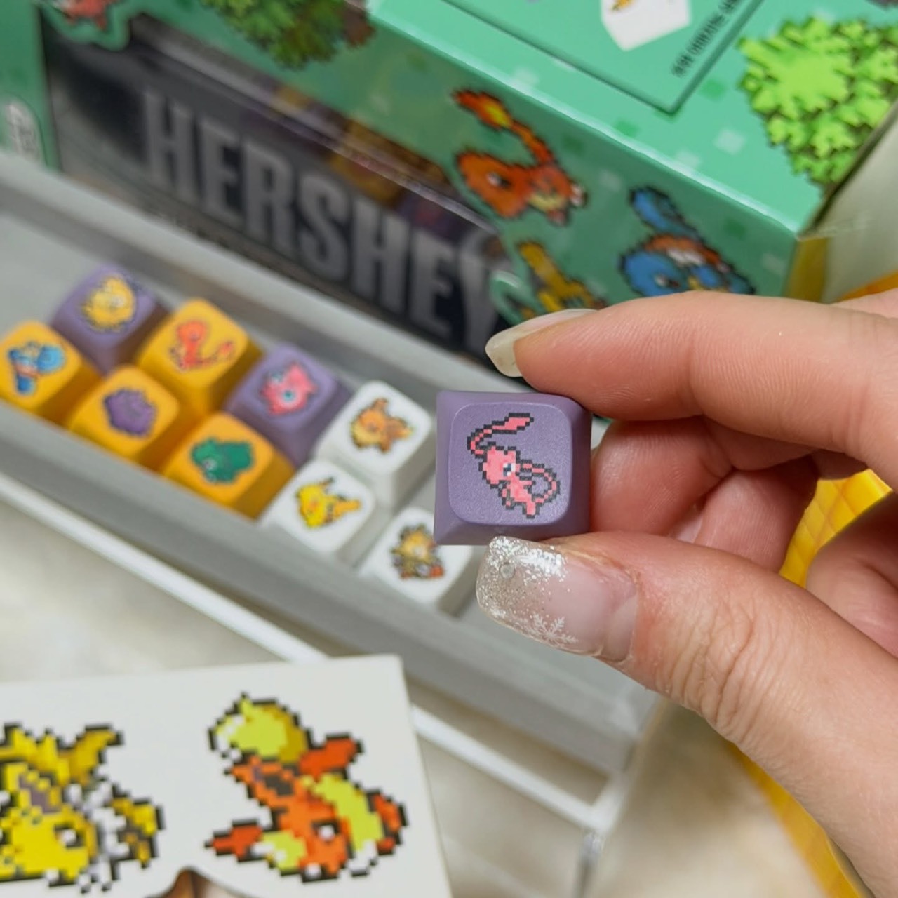 【OWN】Pokémon 寶可夢 韓國限定 CU 鍵盤 鍵帽 按鍵 盲盒 隨機 收藏 共10款 限定發售