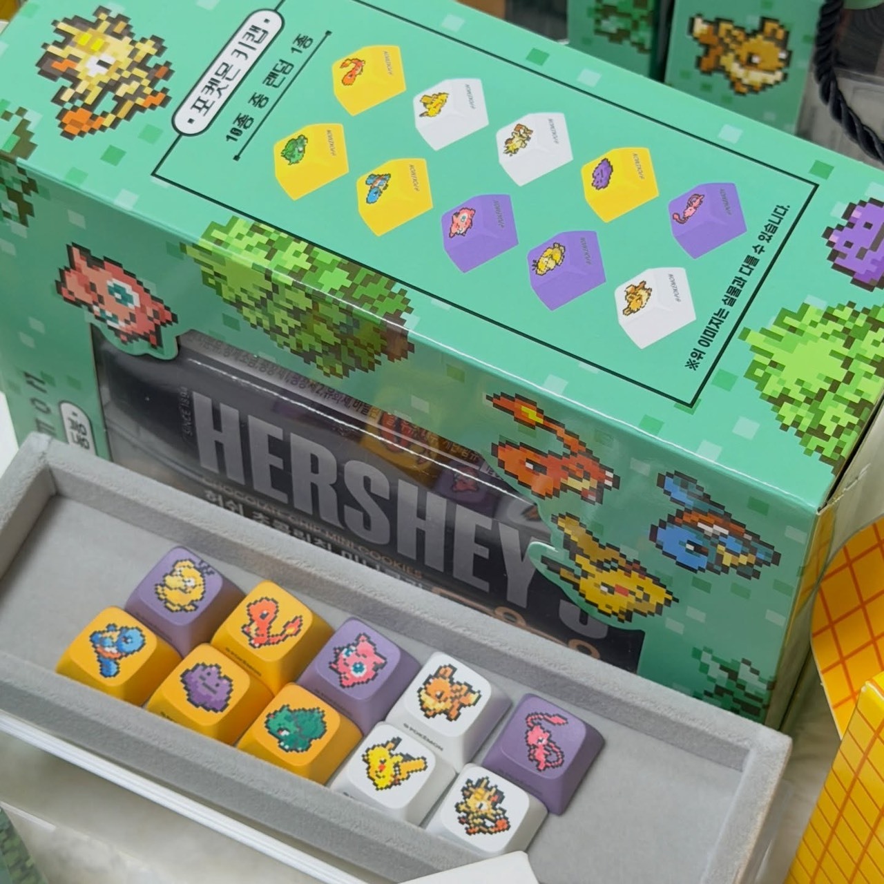 【OWN】Pokémon 寶可夢 韓國限定 CU 鍵盤 鍵帽 按鍵 盲盒 隨機 收藏 共10款 限定發售