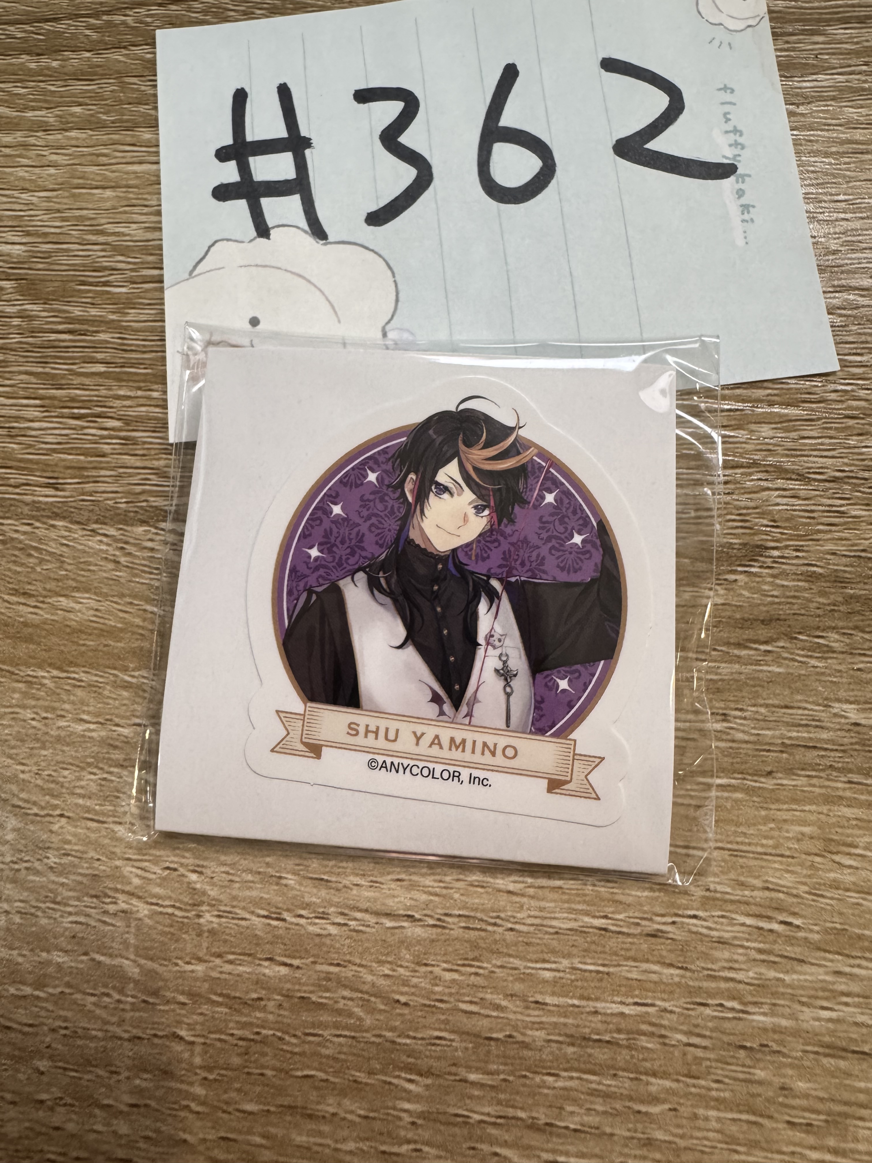 彩虹社  SHU 襟章 連 貼紙#362