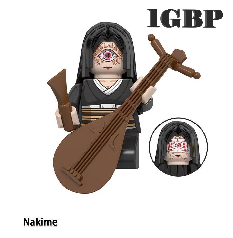 1GBP Special Offer:  Demon Slayer Nakime Custom Minifigures Fit Lego WM6163 WM2557