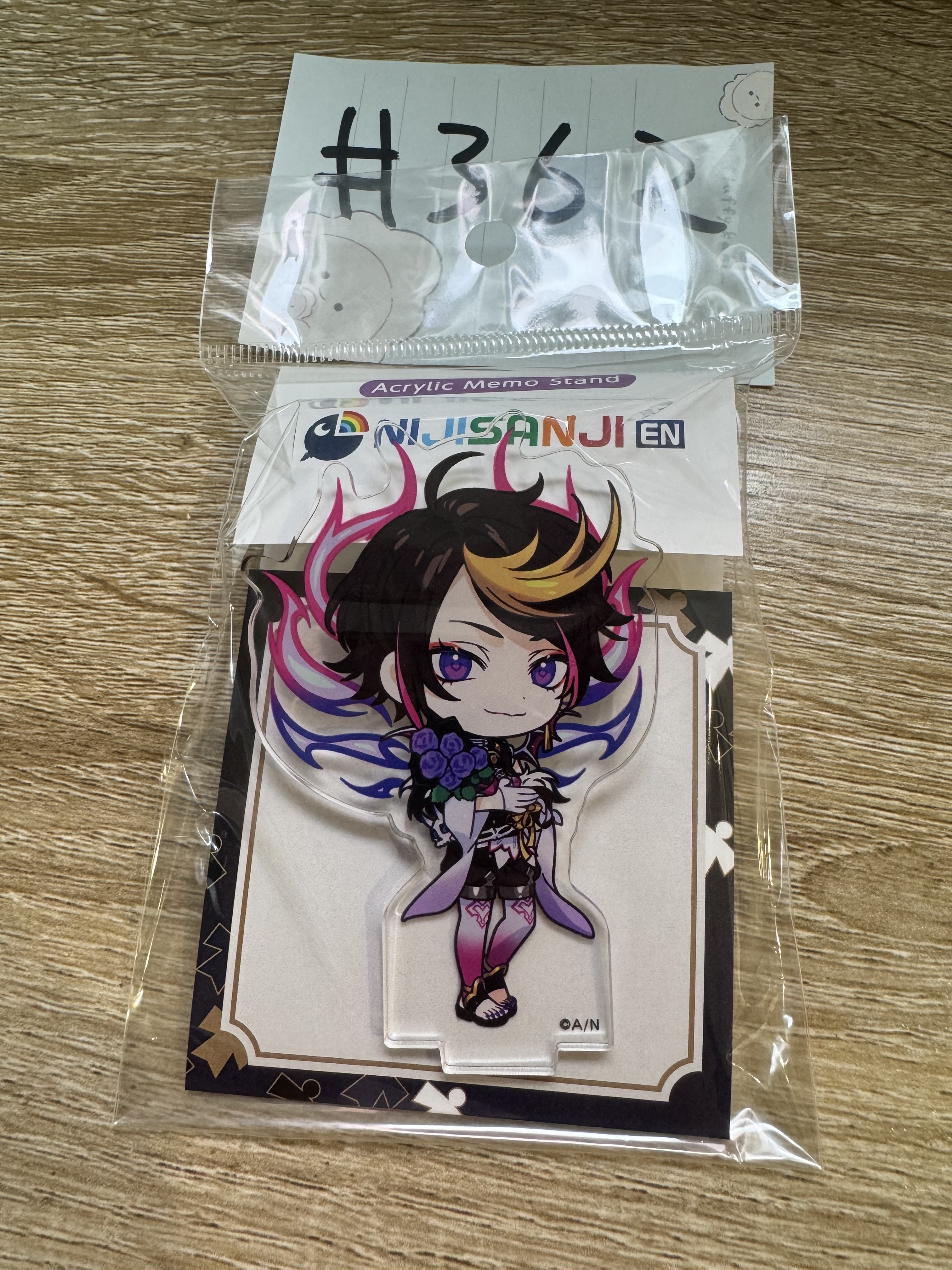 彩虹社  SHU 立牌 Memo 夾子 #362