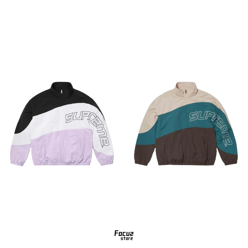 【Focus store】現貨秒發 Supreme SS24 WEEK9 CURVE TRACK JACKET 刺繡徽標外套