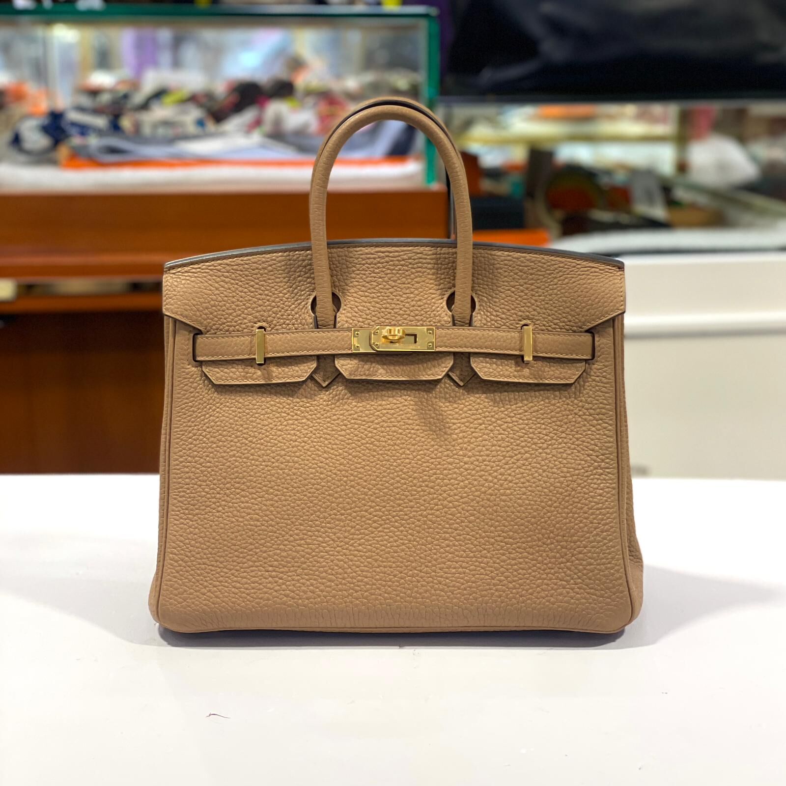 98%NEW~BIRKIN 25 U刻 0M/CHAI TOGO GHW 奶茶色金扣 #B25 #鉑金包 #愛馬仕 #香榭站正品