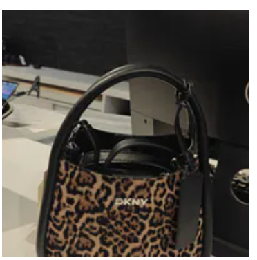 [S] DKNY LEOPARD R53DDL01 CAPRI HOBO CROSSBODY, 732465106347 (SD1761)