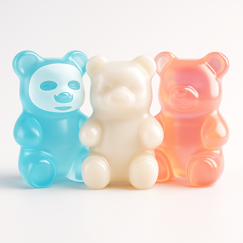 PO:DL 密集修護面膜限定組 保濕、修復、美白 各3片 (+熊仔紓壓球)