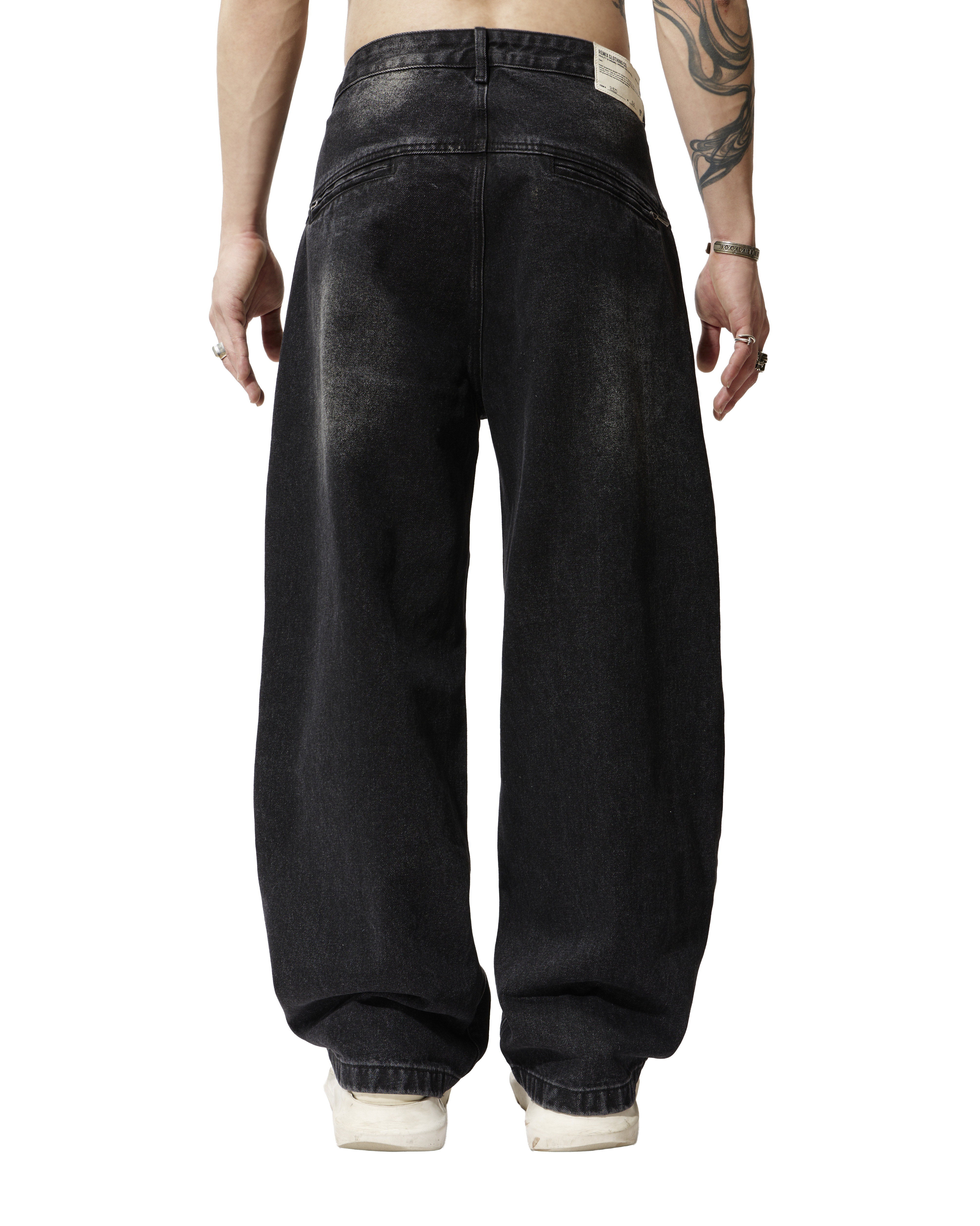 REMIX "RR Biker Jeans" (Black)