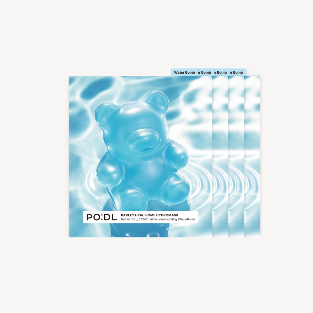 PO:DL 大麥玻尿酸 20層超導保濕超能面膜