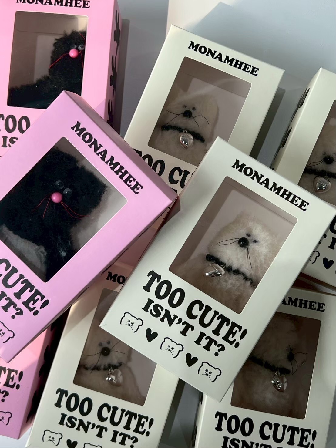 韓國 Coller 小貓掛飾+套裝衣服