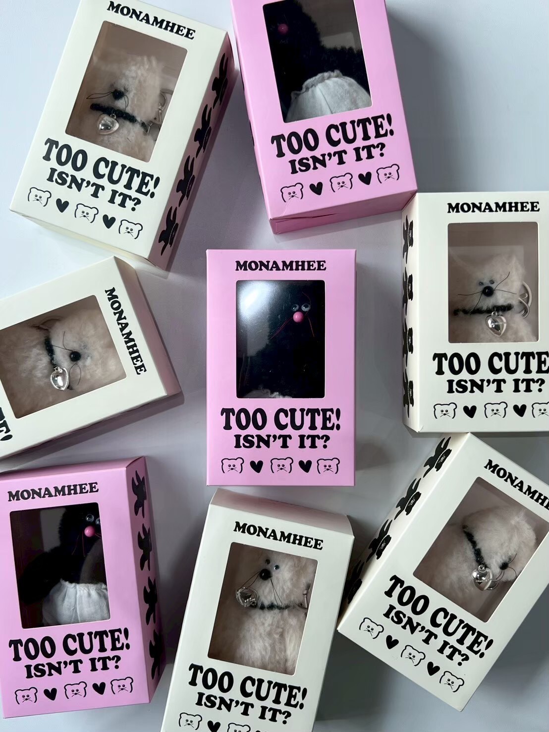 韓國 Coller 小貓掛飾+套裝衣服