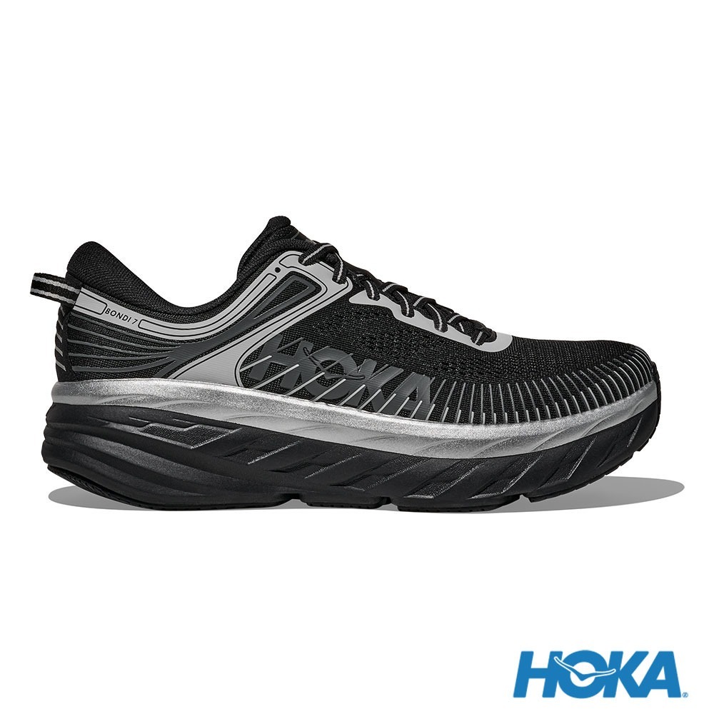 HOKA｜Bondi 7 "黑/星塵灰"