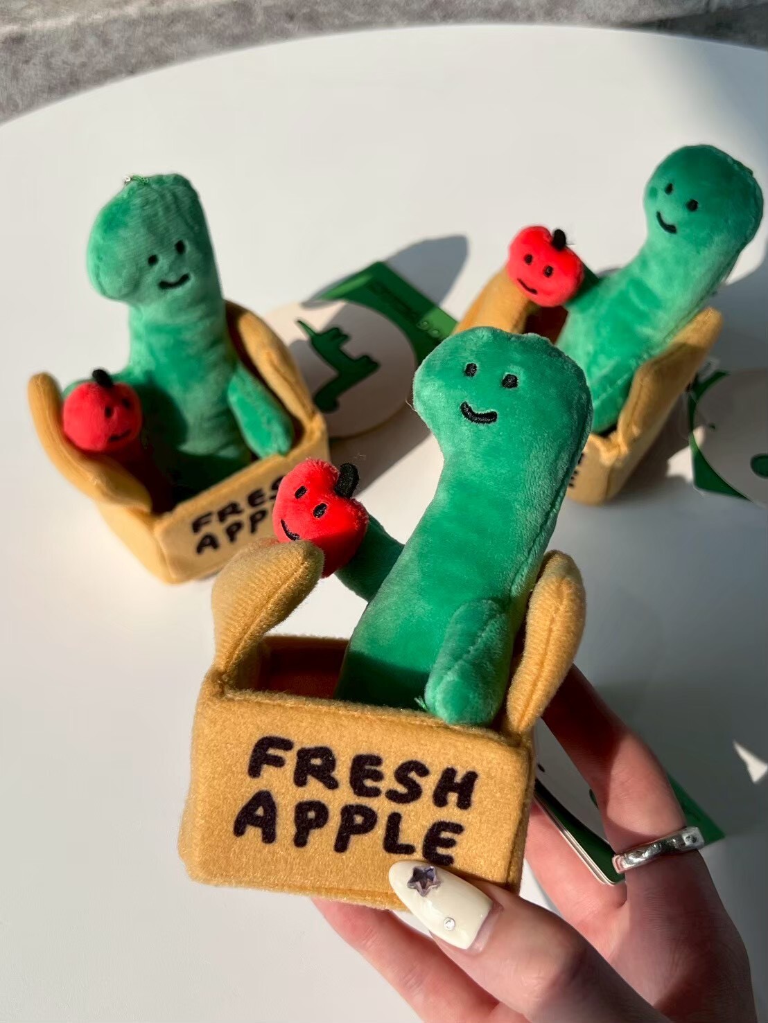 韓國 Joguman 小恐龍箱子蘋果娃娃 吊飾