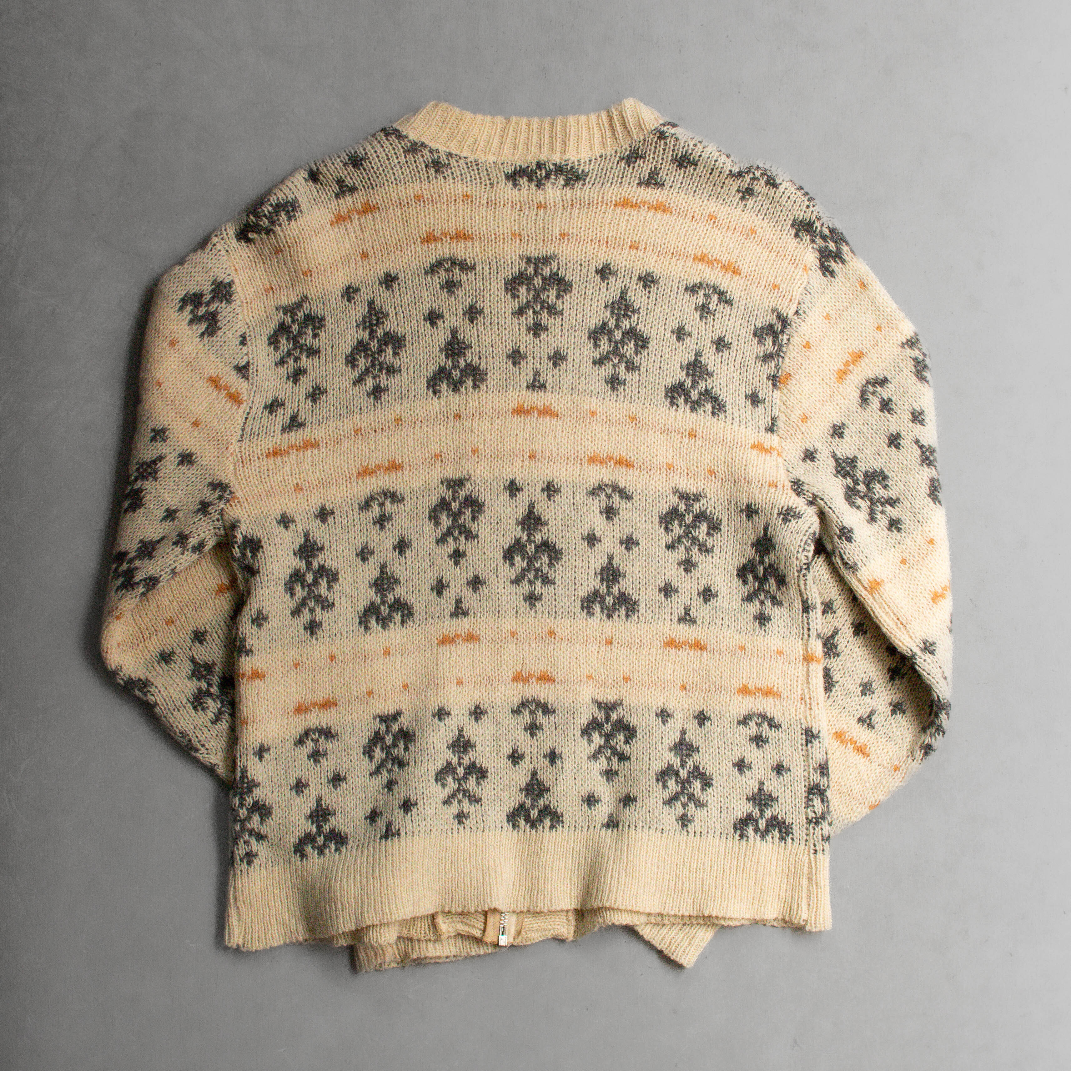 PILGRIM MOHAIR ZIP CARDIGAN 美國 米白 雪花 馬海毛 針織 拉鍊 外套