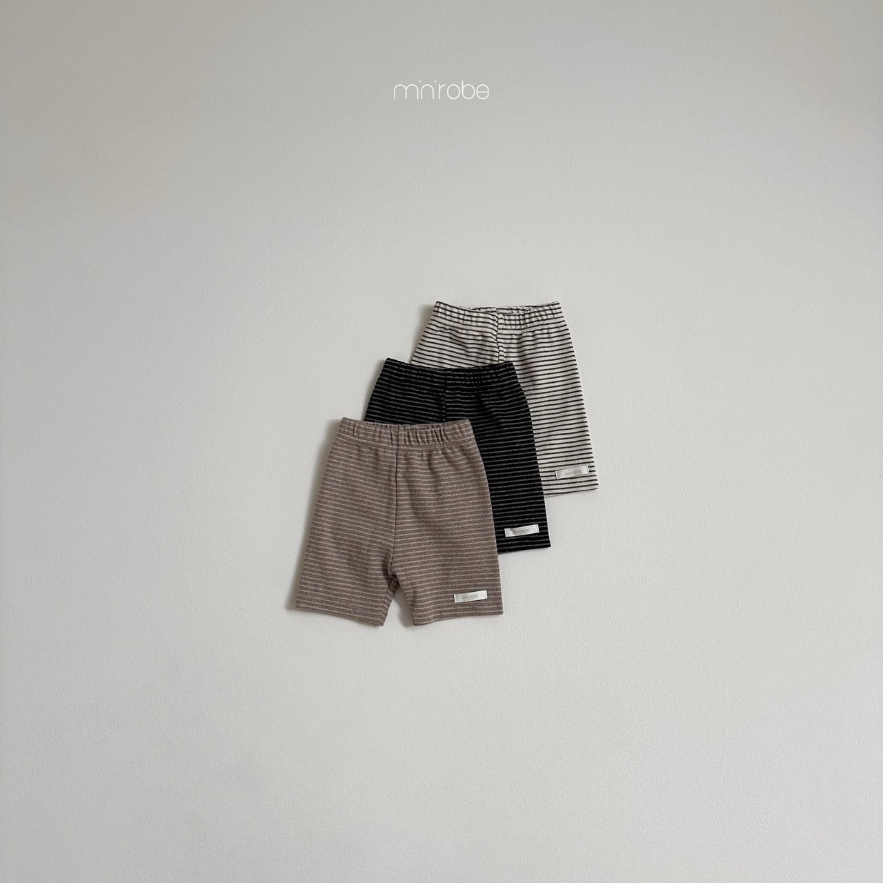 城市條紋小馬褲