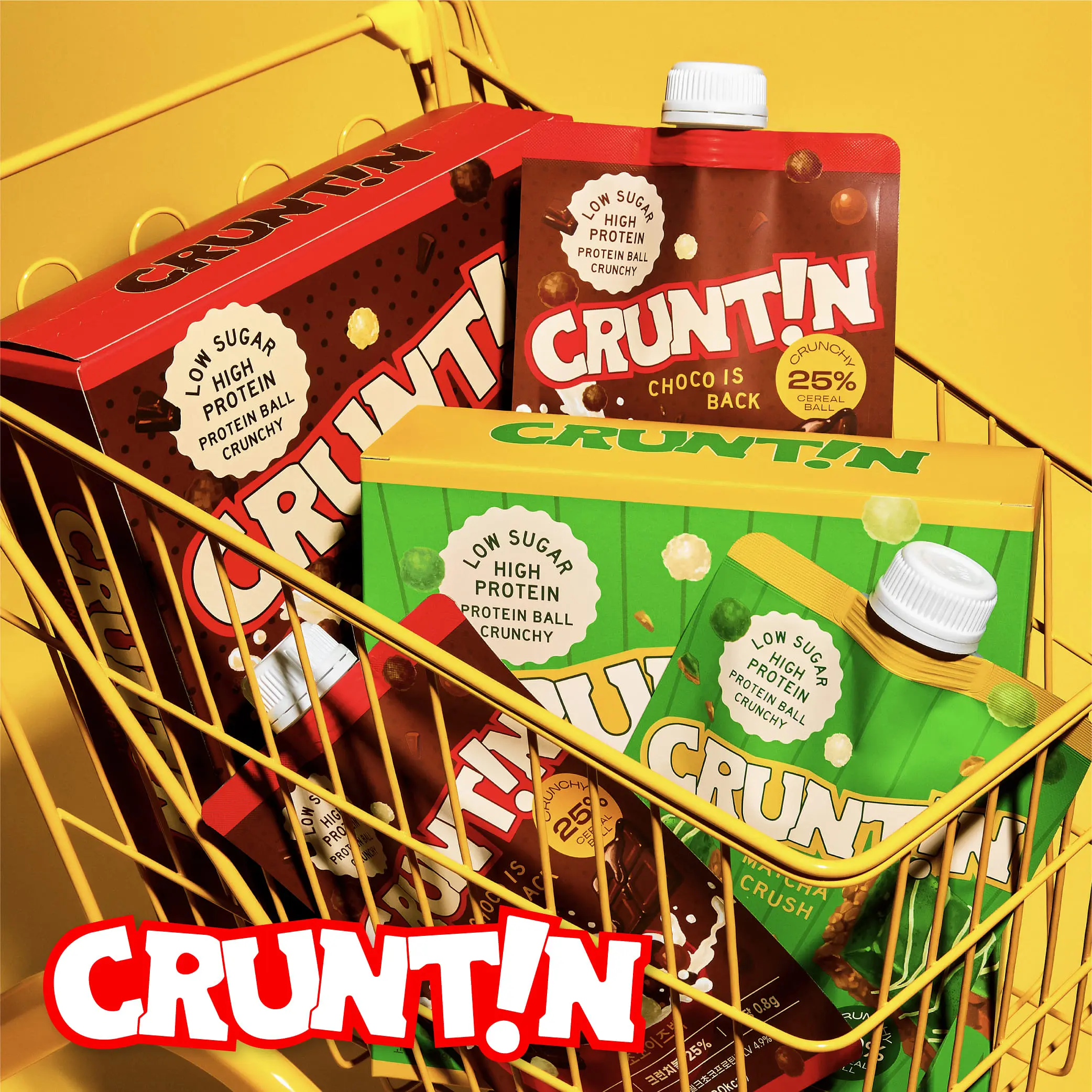 CRUNTIN 脆脆球代餐蛋白奶昔 50g【4款款式】