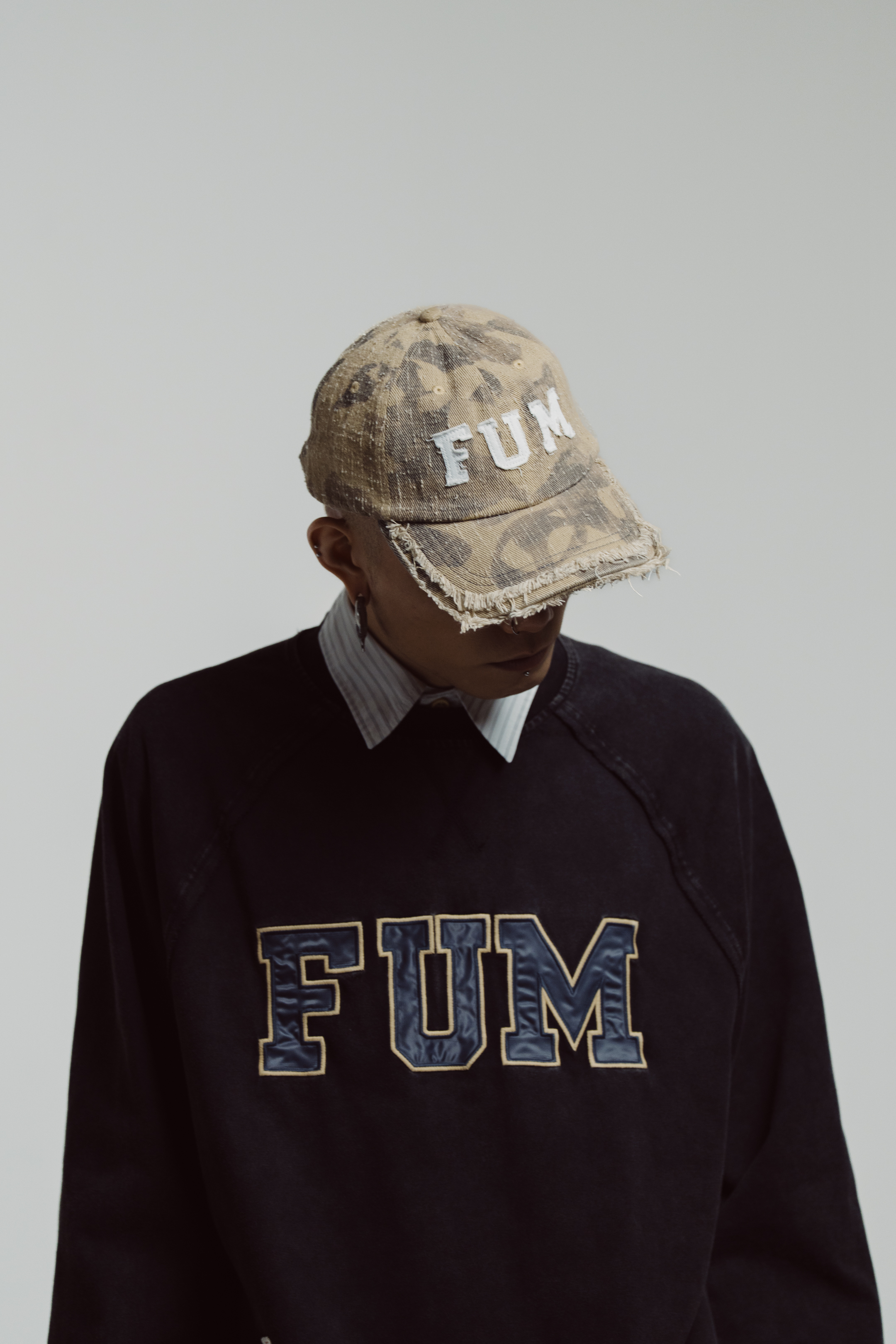 Fumble FUM貼布繡洗水衛衣