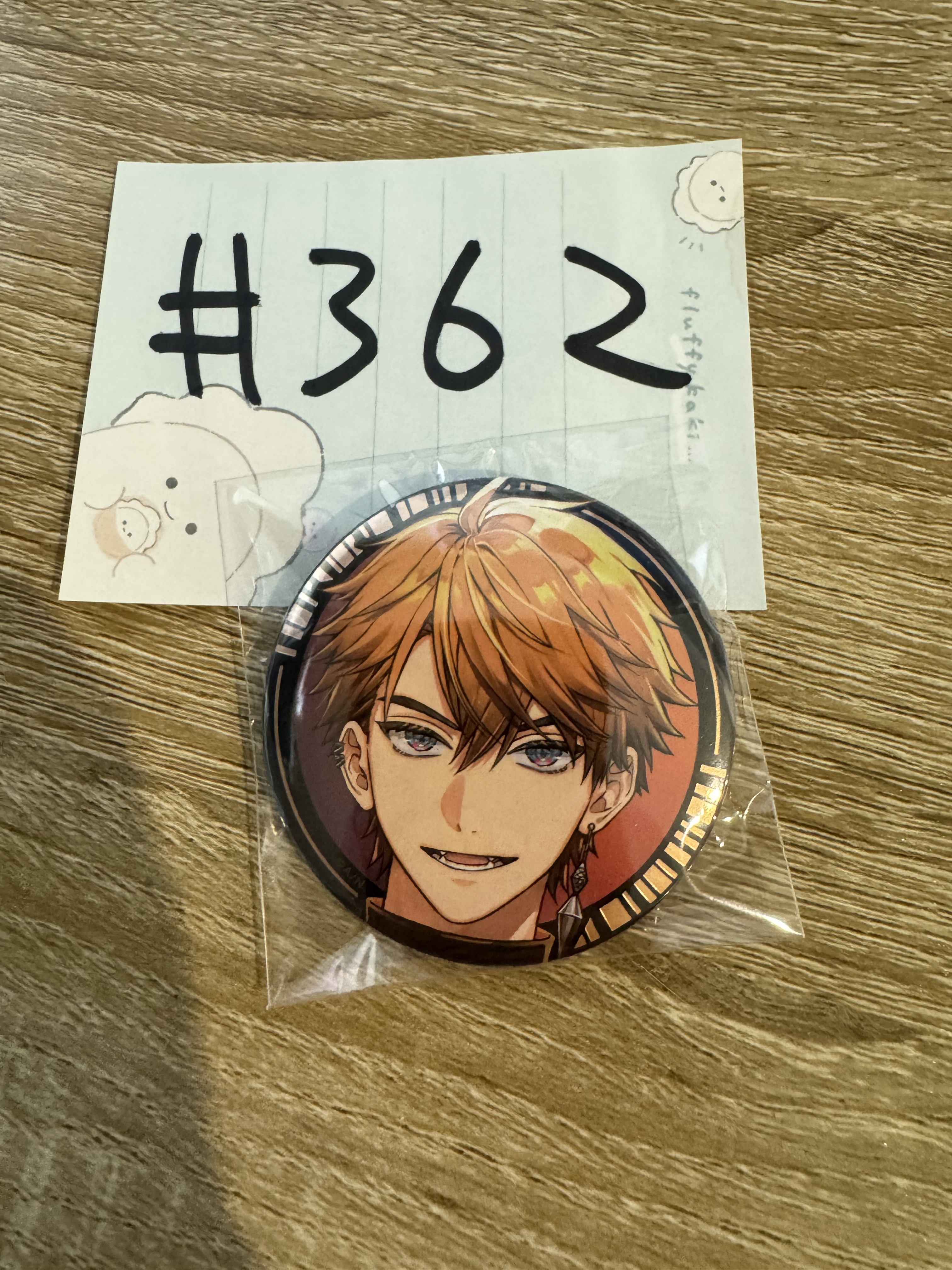 彩虹社 北見 襟章#362