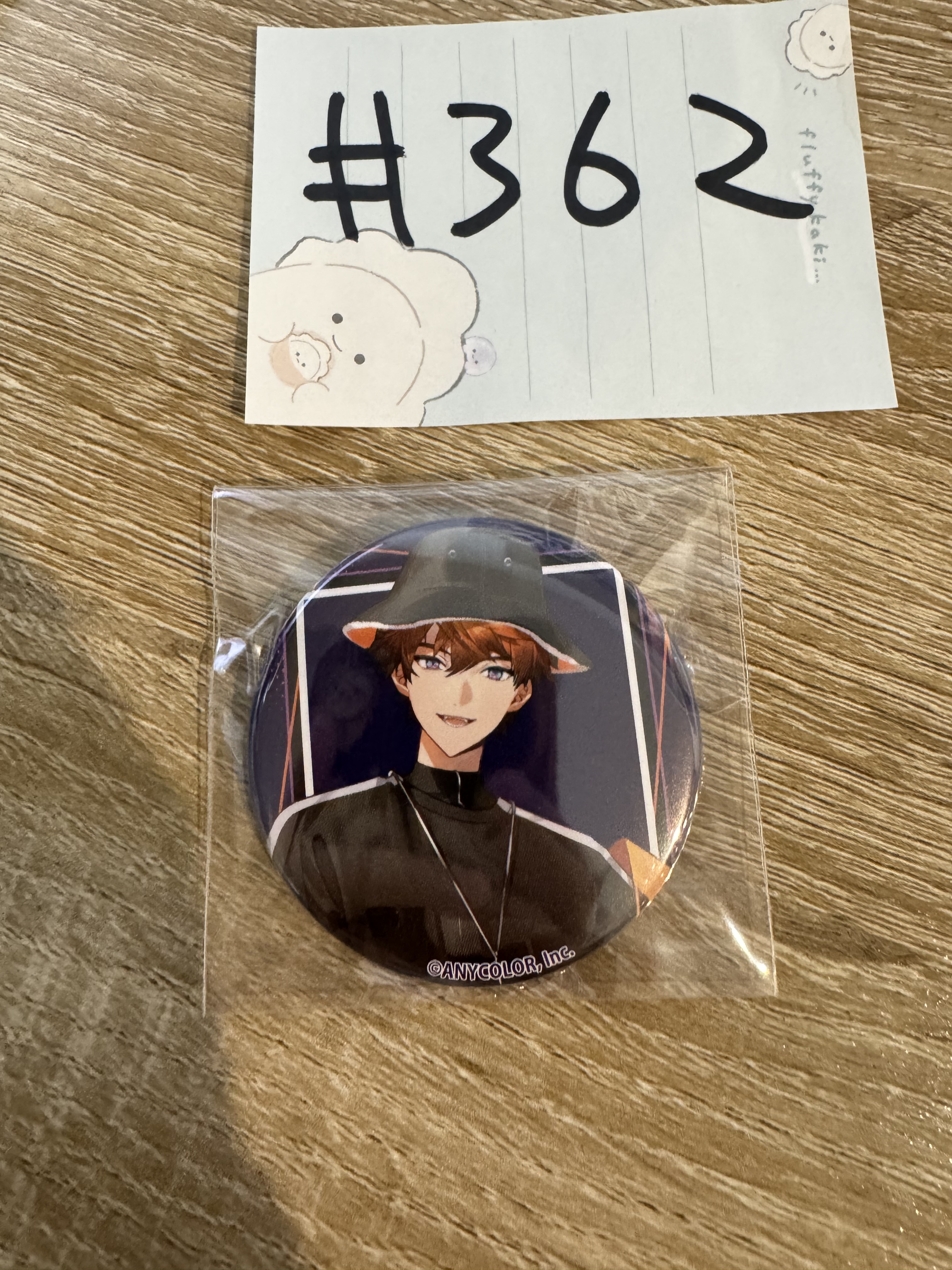 彩虹社 北見 N 襟章#362