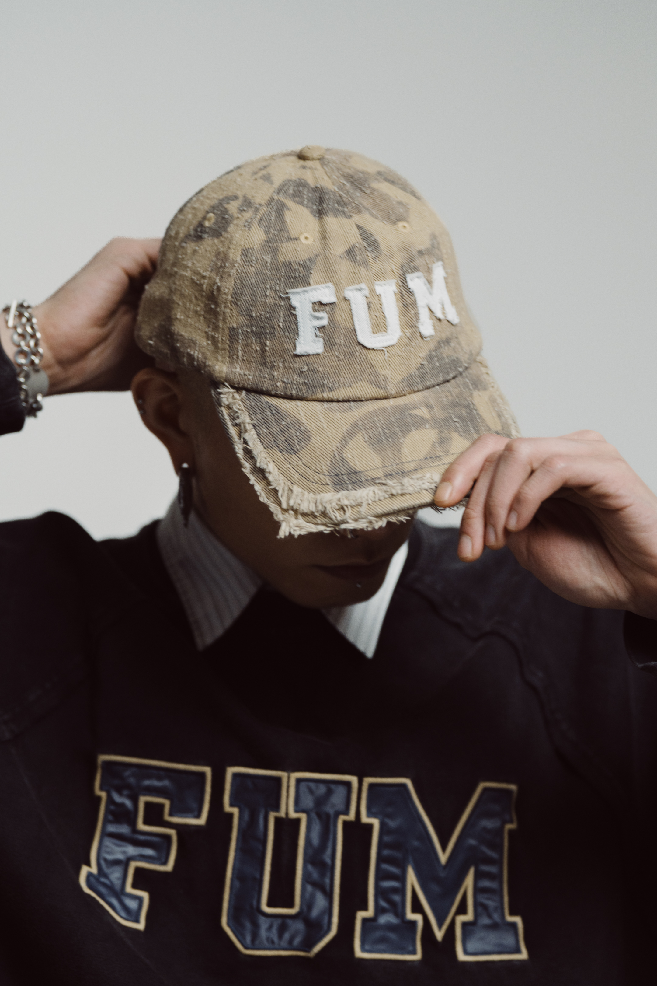 Fumble FUM貼布繡帽