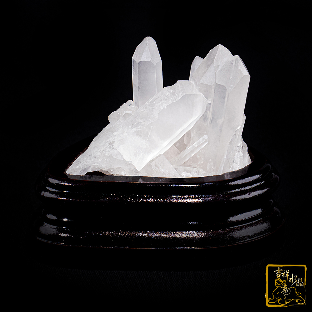 白水晶簇 323g 正能量